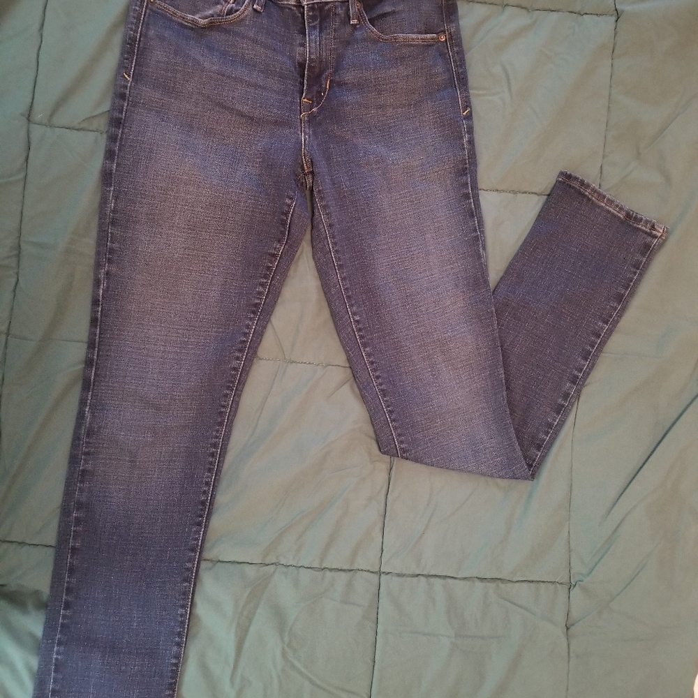 Womens Levi's mid-rise stretch skinny jeans